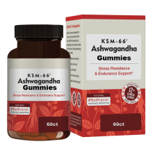 18000MG KSM-66 Ashwagandha Gummies Vegan Ashwagandha Gummy 60Ct